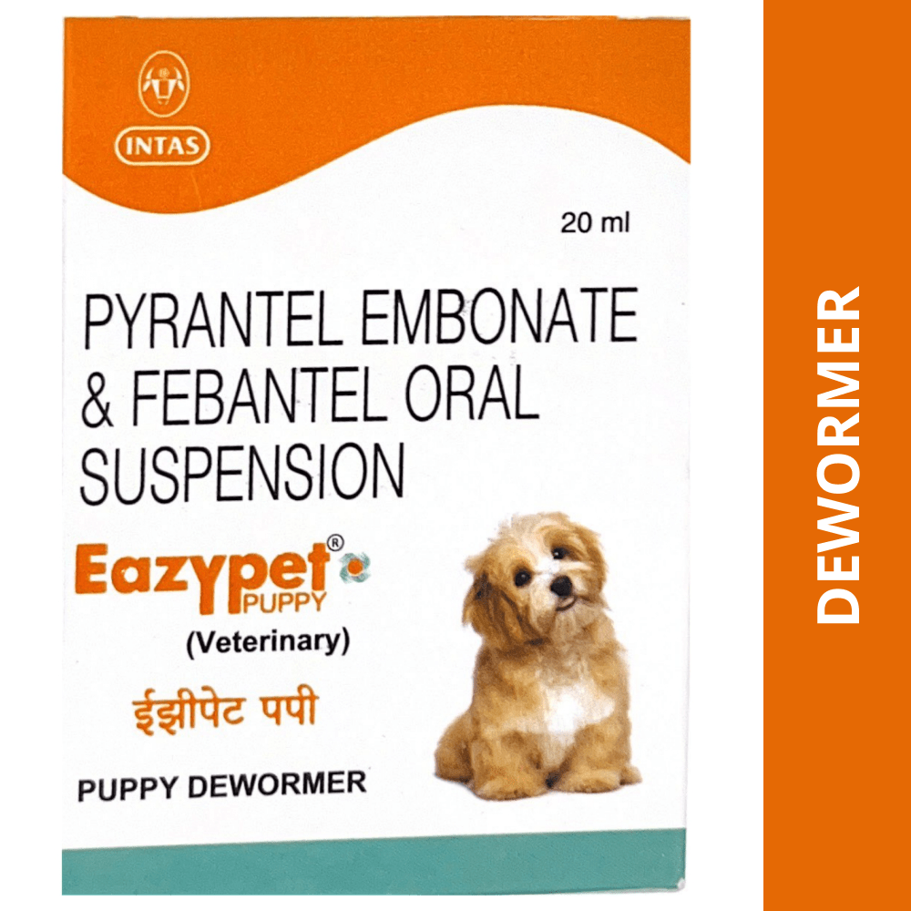 Intas Eazypet Puppy Deworming Suspension 20ml