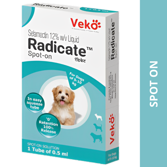 Veko Radicate (Selamectin) Tick and Flea Control Spot On for Dogs