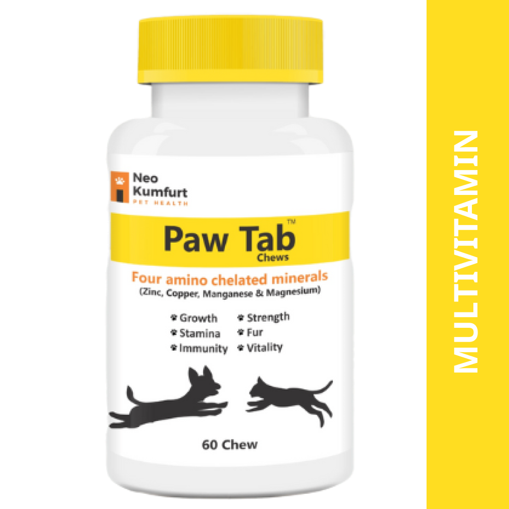 Neo Kumfurt Pawtab Chews for Dogs and Cats (60 tablets)