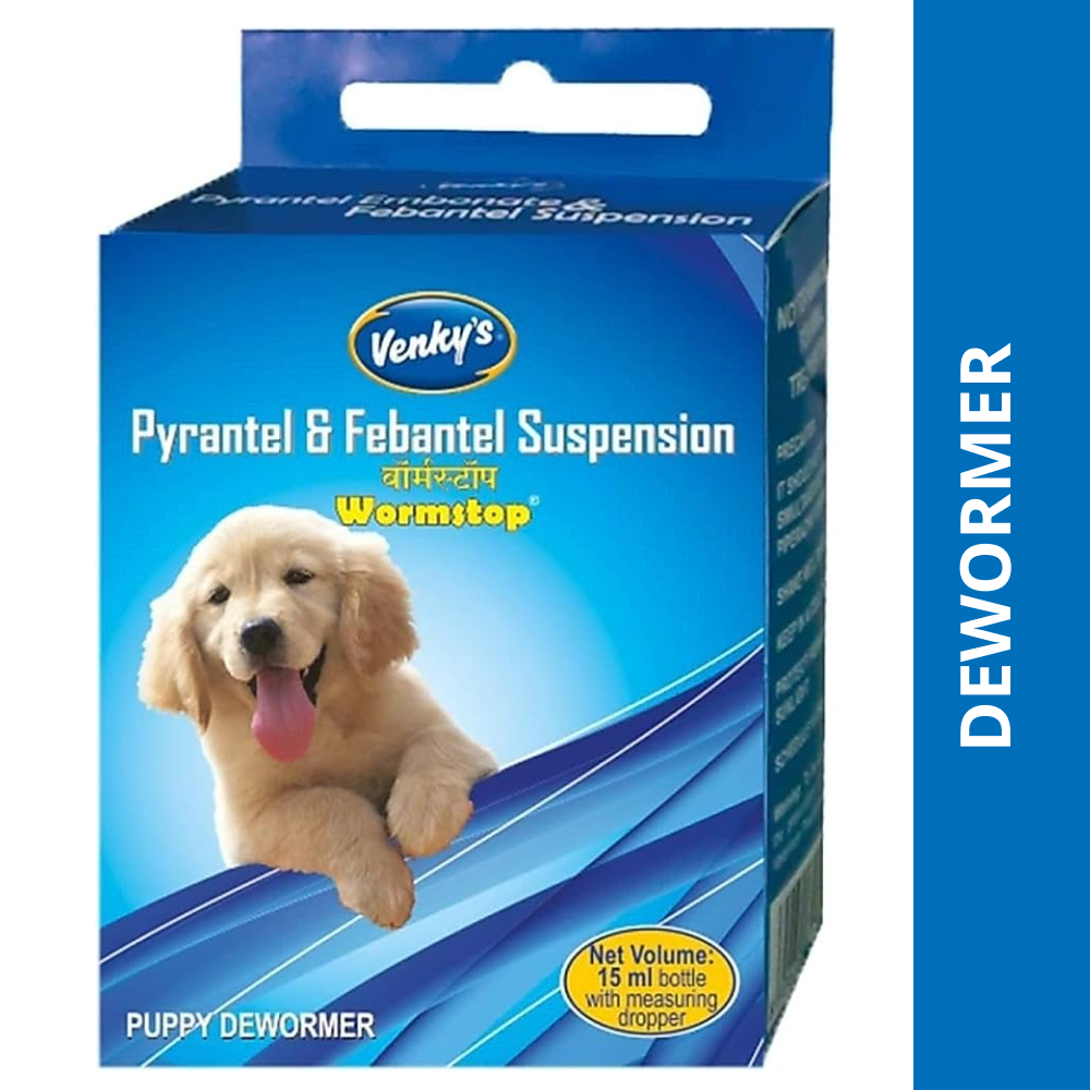 Venkys Wormstop Puppy Dewormer Suspension (15ml)