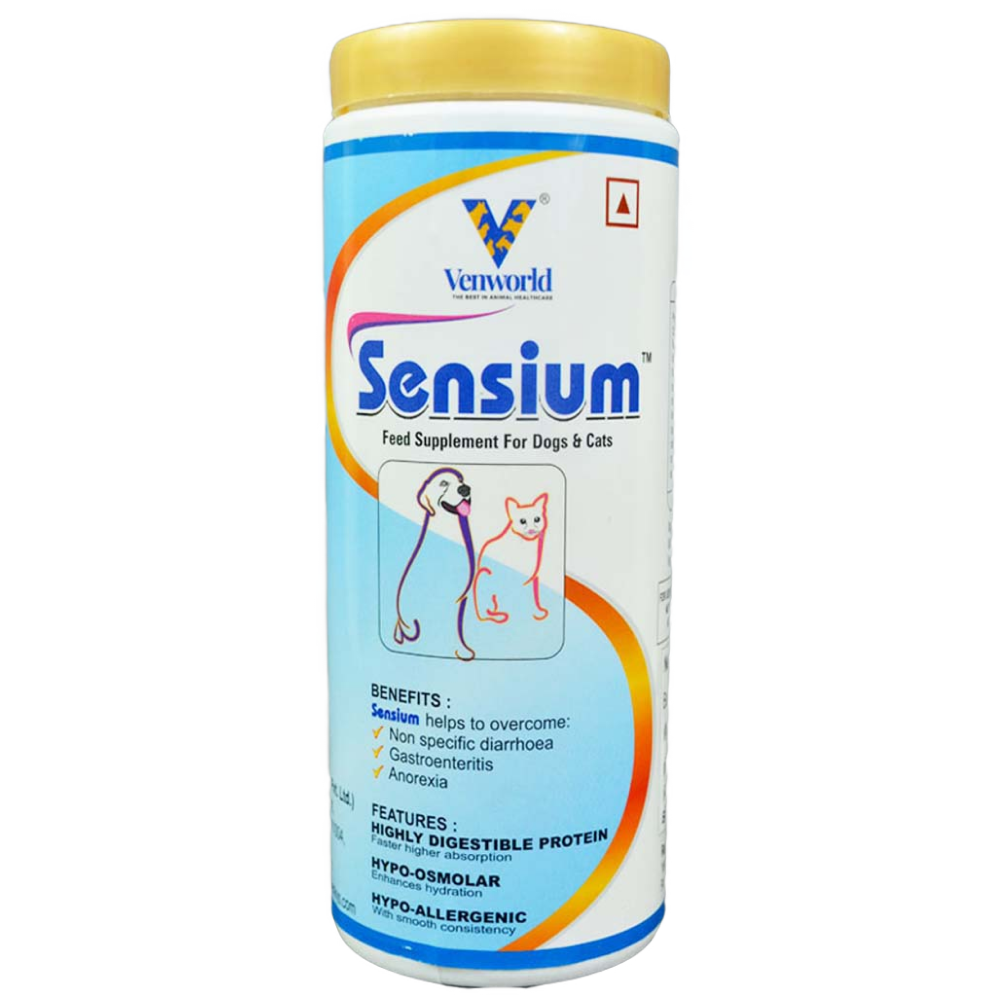 Venkys Sensium Powder Feed Supplement for Dogs and Cats (200g)