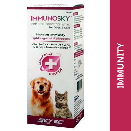 Skyec Immunosky Immunity Booster Syrup for Dogs & Cats (200ml)