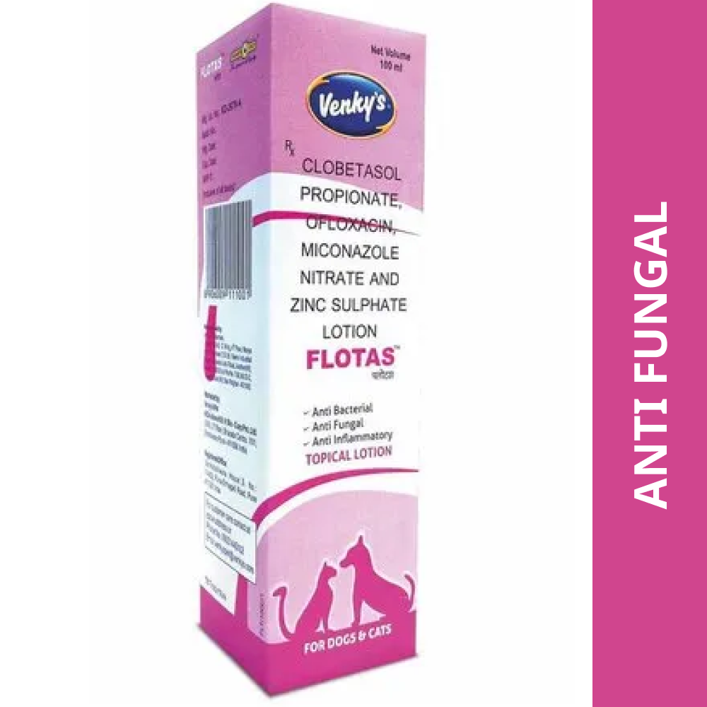 Venkys Flotas Lotion for Dogs and Cats (100ml)