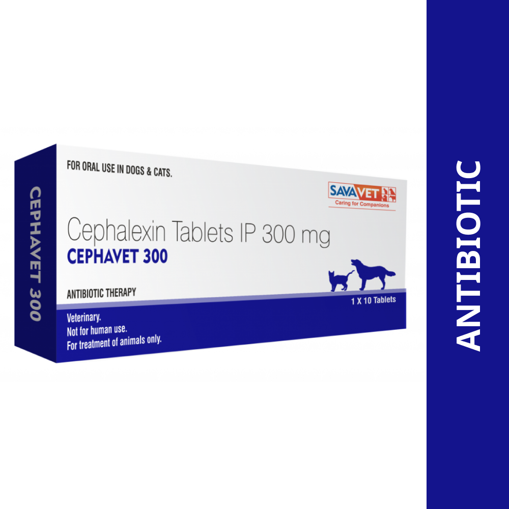 Savavet Cephavet 300mg (Cephalexin) Tablet for Dogs and Cats