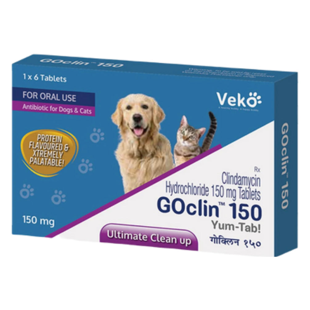 Veko Goclin 150mg (Clindamycin) Tablet for Dogs and Cats