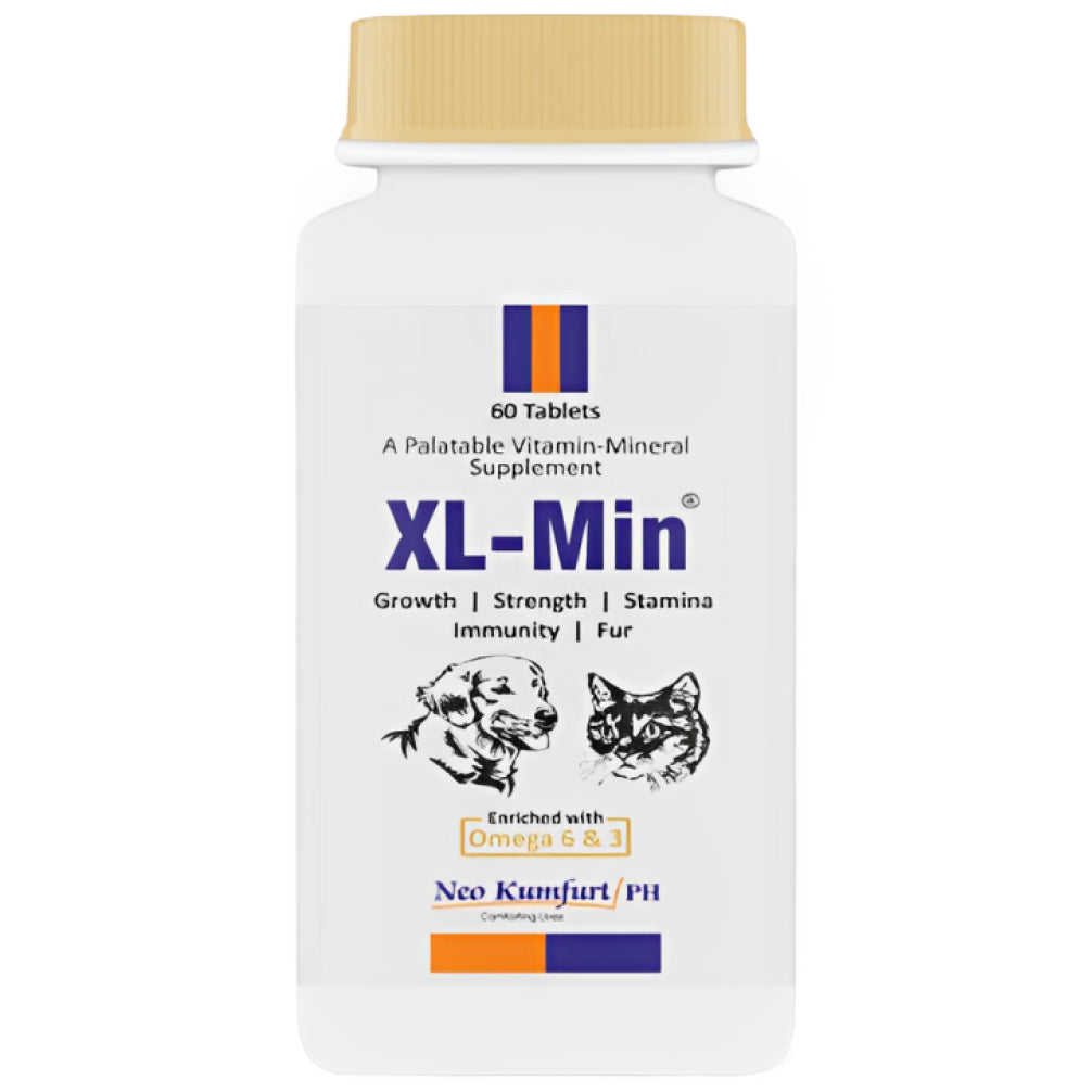 Neo Kumfurt XL Min Tablet Multivitamin for Dogs & Cats (pack of 60 tablets)