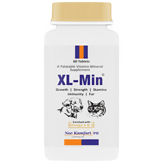 Neo Kumfurt XL Min Tablet Multivitamin for Dogs & Cats (pack of 60 tablets)