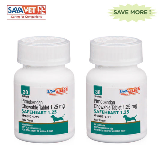 Savavet Safeheart 1.25mg (Pimobendan) Tablet for Dogs (2 pack)